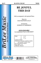 Be Joyful This Day SAB choral sheet music cover